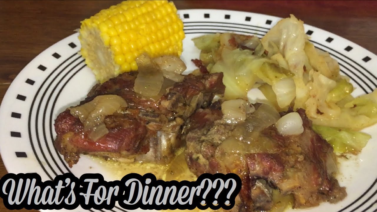 Baked Neck Bones + Fried Cabbage Cook With Me YouTube