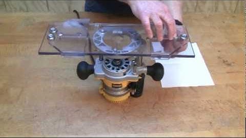 Combination Arched Fluting Jig & Edge Guide