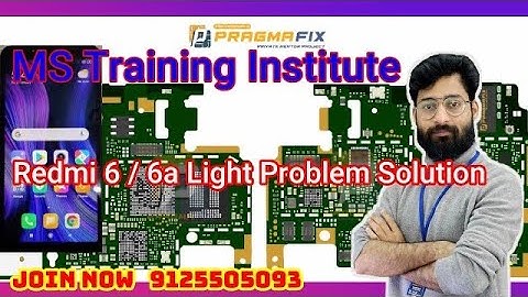 Mi 6A Lcd Light Problem Solution | Redmi 6A Mobile Display Light Way Redmi 6A Disply Light Solution