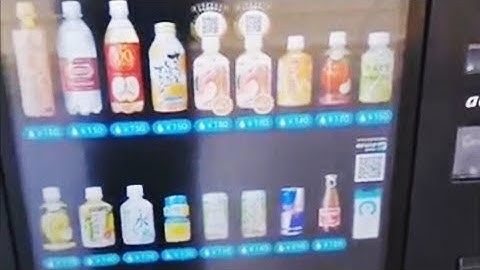 Advanced Japanese Touch Screen Vending Machine