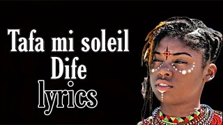 Tafa Mi Soleil Dife lyrics/parole(lyrics video)#tafamisoleil#Tafa#lyricsvideodife#dife