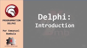 01: Programmation Delphi - Introduction