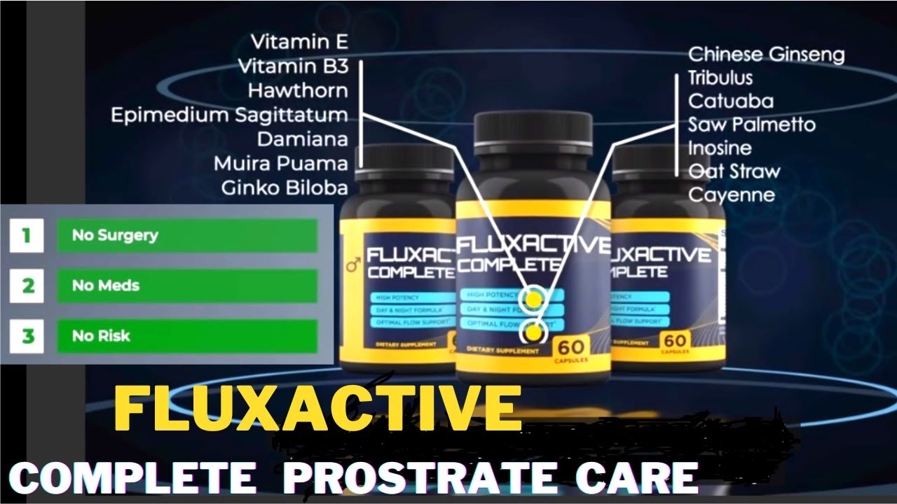 FLUXACTIVE Complete – Prostate care, Best Prostate Supplement 2022, Review.