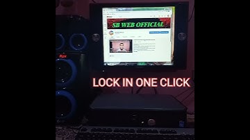 Computer Lock in one click...Subcribe to SB Web Official !!!