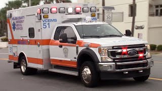 Volusia County EMS Medic 51 Responding 8-21-25