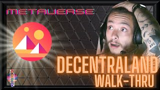 Decentraland - A metaverse walkthrough!