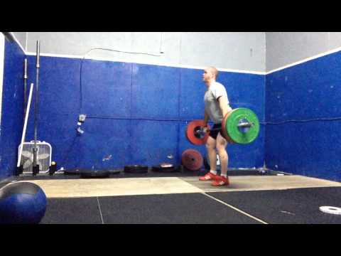 120kg Clean segment pull + clean pull