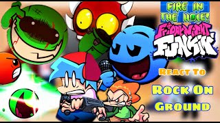 Fire In The Hole (ROCKY UPDATE) - Fnf React To Lobotomy Geometry Dash 2.2 (Hard)