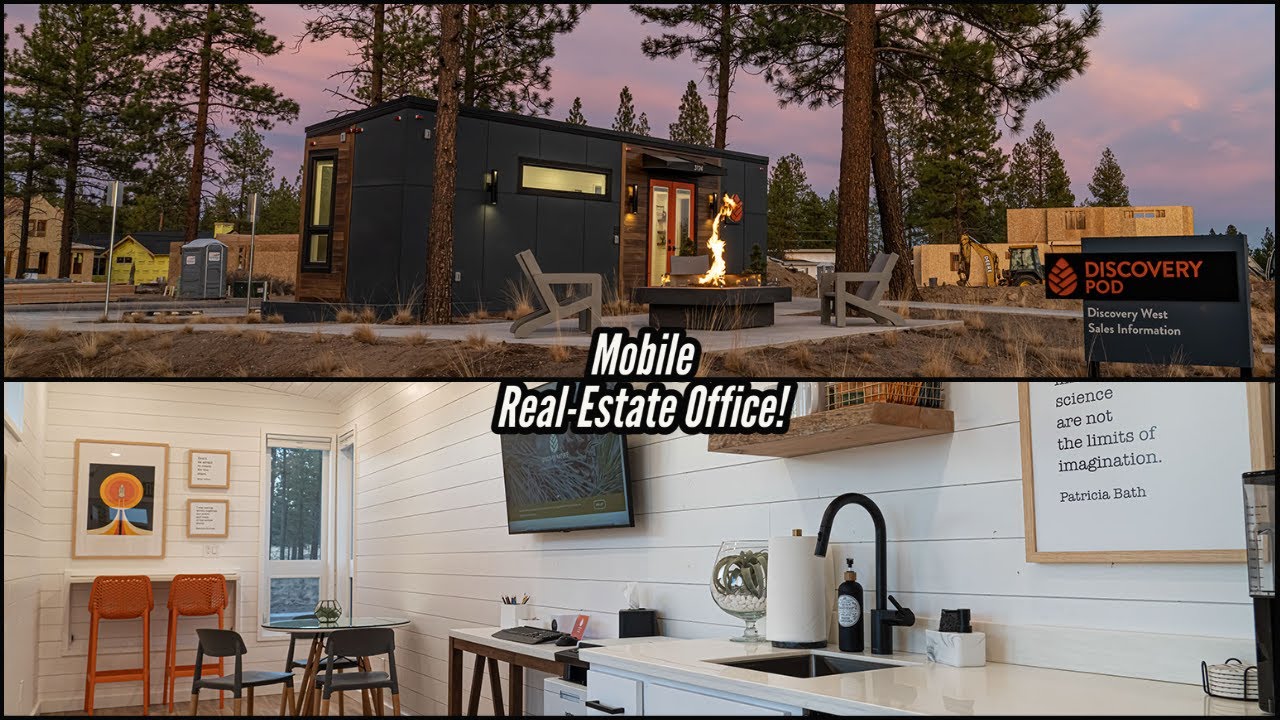 Tiny House Mobile Commercial Real Estate Office YouTube