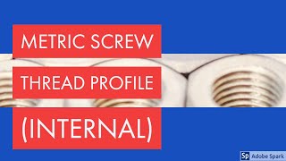 Metric Screw Thread Profile (Internal)