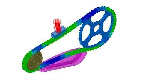 [태성에스엔이 Ansys Motion / 시뮬레이션 영상] Chained System