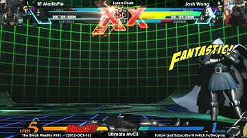 The Break #181   UMvC3 LF   BT MarlinPie VS Josh Wong