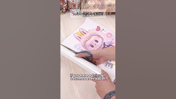 How to sublimate on dark fabric using ASUB sublimation HTY👔✂️🔥