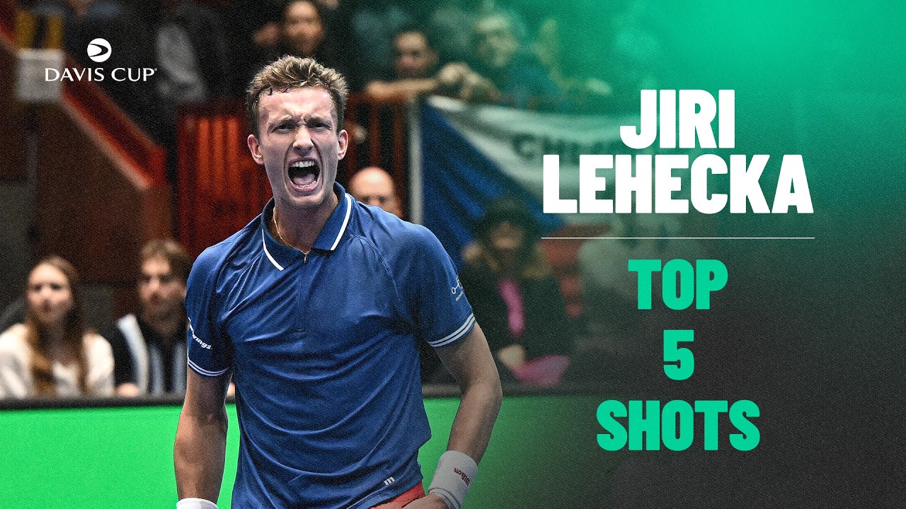 DAZZLING DROP SHOTS 🤯 | Jiri Lehecka's top 5 winners | #DavisCup Qualifiers 1st Round!