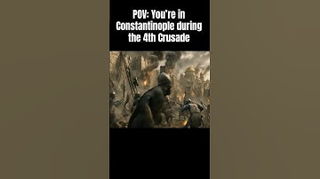 🎥POV: You’re in Constantinople during the 4th Crusade 🔥⚔️ (1204)