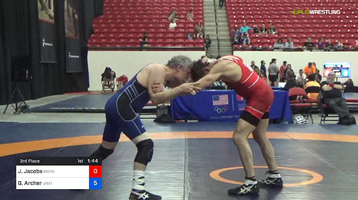 2018 Marine Corps US Open/Masters E Freestyle 78 3rd Place - Jeff Jacobs (Brow) Vs. Greg Archer (U