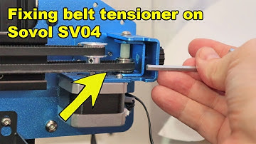 Fixing belt tensioner on Sovol SV04 IDEX 3D printer
