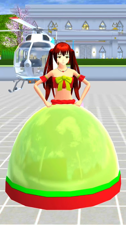New Glossy shiny dress for girls in sakura school simulator tutorial