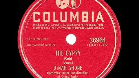 1946 HITS ARCHIVE: The Gypsy - Dinah Shore (a #1 record)