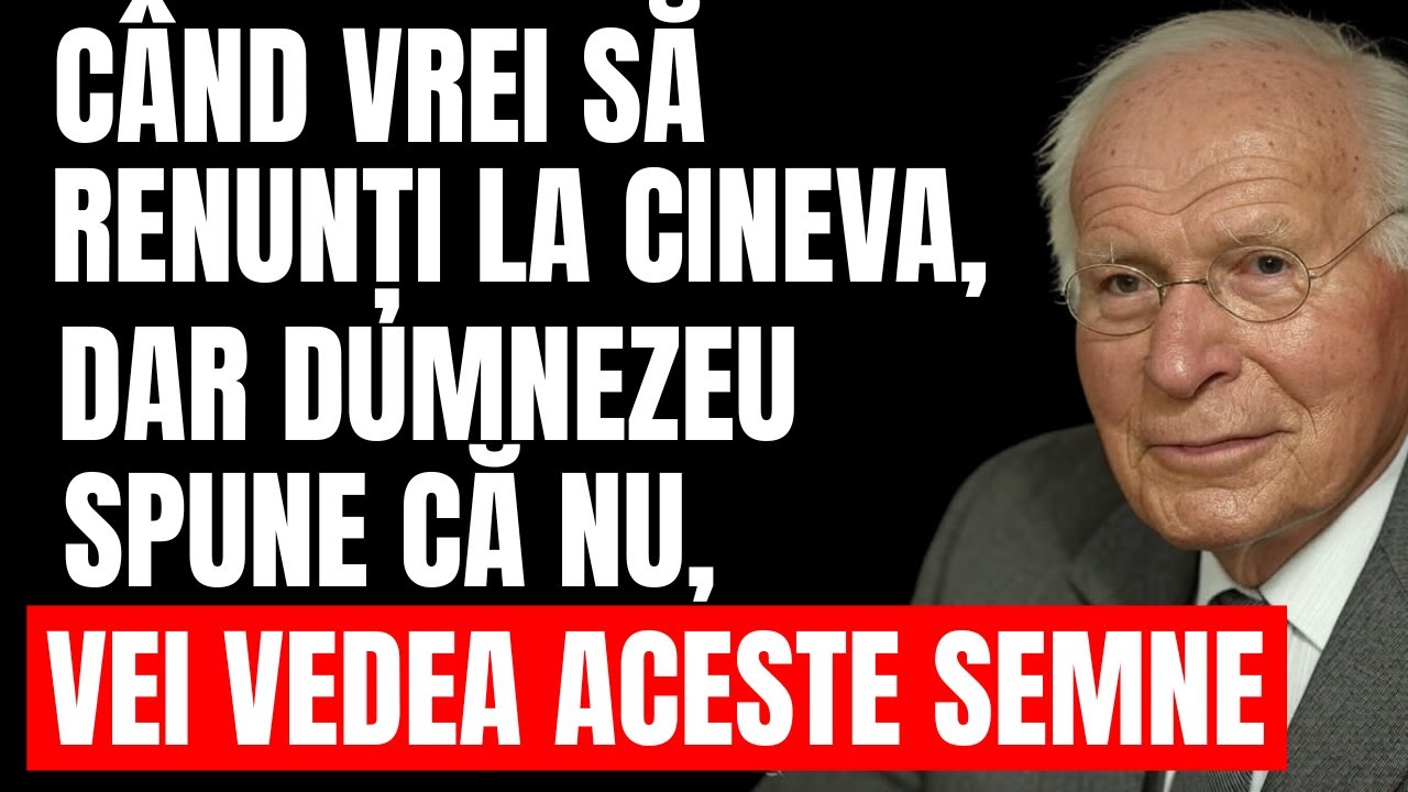 Dumnezeu îți spune să aștepți și să nu renunți la cineva când vezi aceste semne | Carl Jung