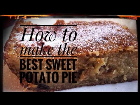 sweet potato pie/Pain Patate Recipe Haitian Sweet Potato Pie - YouTube