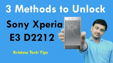 Sony Xperia E3 D2212 Hard Reset - Sony D2212 Pattern Unlock