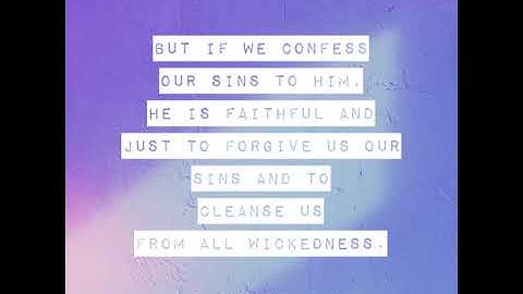 Faithful to forgive | 1 John 1:9
