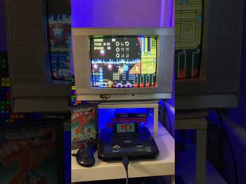 Sega Mega Drive 2/Genesis - Sonic the Hedgehog 2 #shorts #sega #16bit #sonic #genesis #сега #денди