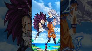 GOKU VS VEGETA | WHO IS STRONGER | DRAGON BALL | dbs anime viral battle shorts ytshorts