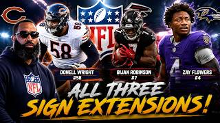 💰 NFL STARS GET PAID! Darnell Wright, Bijan Robinson & Zay Flowers Sign HUGE Extensions!