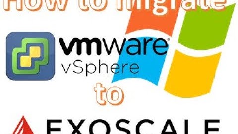 VMware ESX to Exoscale Windows Migration Demo
