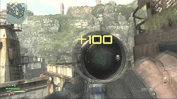 CoD MW3 Face off 2v2 MSR MOAB