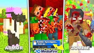 Survive the Zombie Apocalypse in MCPE 1.21+ | Epic Bedrock Mod