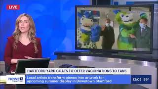 Hartford HealthCare Teams Up With Yard Goats To Offer Vaccines