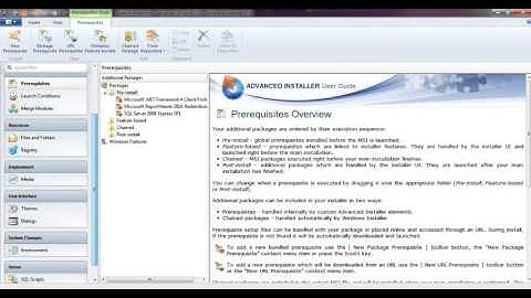Advance Installer with SQLEXPRESS and Prerequisite