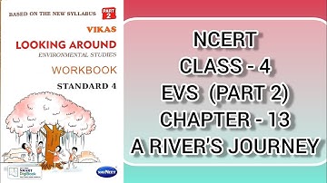 NCERT class-4 EVS (PART 2) workbook chapter-13 A River