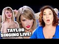 Vocal Coach Reacts to ** TAYLOR SWIFT ** singing LIVE! | Out Of The Woods (1989 World Tour)