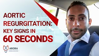 Aortic Regurgitation: Key signs in 60 seconds