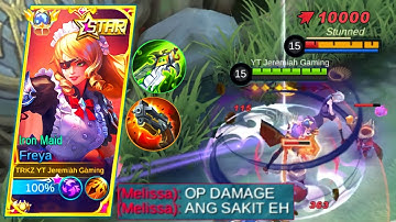 BLADE OF DESPAIR + MALEFIC ROAR = HACK DAMAGE BUILD🔥 | FREYA BEST BUILD 2023 | MUST WATCH | MLBB