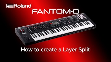 Roland FANTOM-0 - How to create a Layer Split