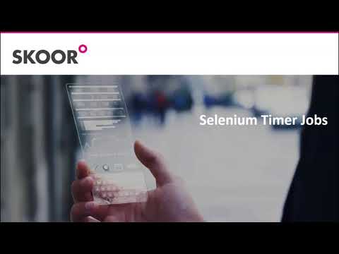 Selenium Timer Jobs