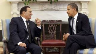President Obama and President Mubarak Speak to the Press