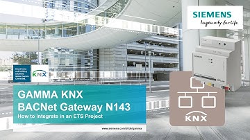 Siemens KNX-BACNet Gateway N143
