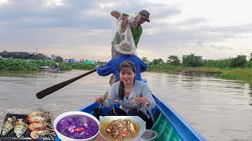 Cùng Anh Bình Ra Sông Khai Trương Chài Mới Chài dính Tôm Cá Thấy ham được Bữa Cơm Ngon | HQ #1772