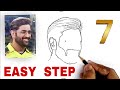 How to draw ms dhoni drawing  easy ms dhoni drawing