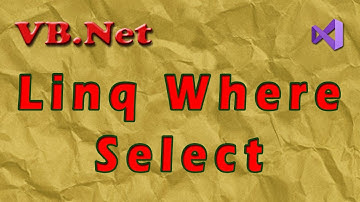 LINQ where select com VB.Net. Visual Basic .Net