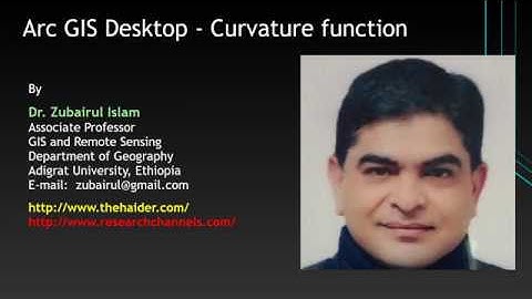 ArcGIS: Curvature Computation