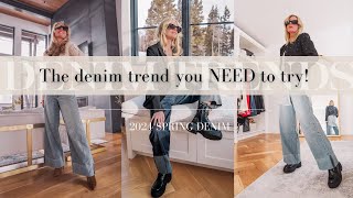 7 Ways To Style 2024’s HOTTEST Denim Trend (Transition Your Denim From Winter to Spring)