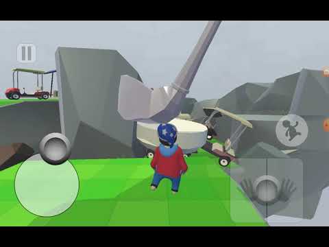 прохождение карты гольф в Human fall flat