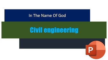 How to Create Power Point Presentation Template tutorial about Civil  present template 283